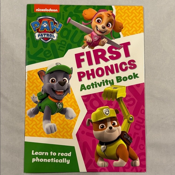 Paw Patrol Learning Activity 8 Book Set with 5 Finger Bath Puppets Kids - Picture 6 of 15
